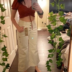 🌱Levi mile high cropped wide leg🌱